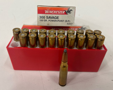 (2) Boxes Of Winchester 300 Savage Ammunition Cartridges