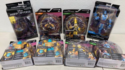 (8) Assorted Disney Mirrorverse Figures