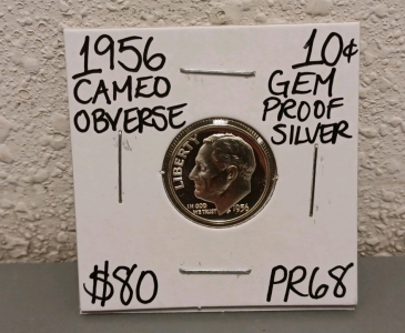 1956 PR68 Gem Proof Silver Dime