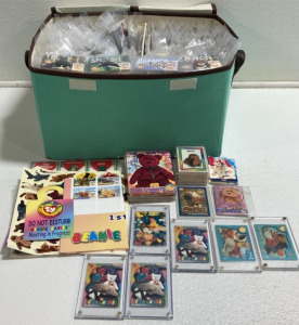 Large Collection of Beanie Babies Club Cards, Stickers and more
