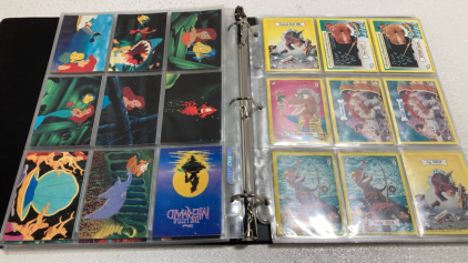 Binder of Little Mermaid, Wacko-Saurs, and Coca-Cola Polar Bears Collectible Cards