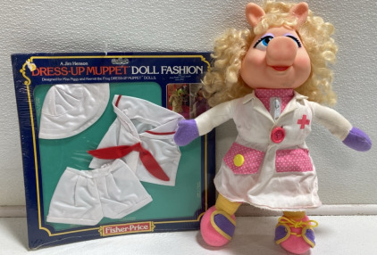 Dress-Up Muppet Miss Piggy Sailor Outfit, Miss Piggy Nurse Doll