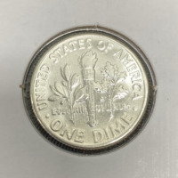 1956 Gem BU++++ Silver Roosevelt Dime - 2