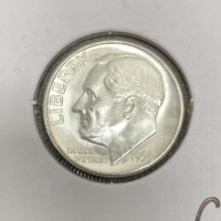 1956 Gem BU++++ Silver Roosevelt Dime - 3