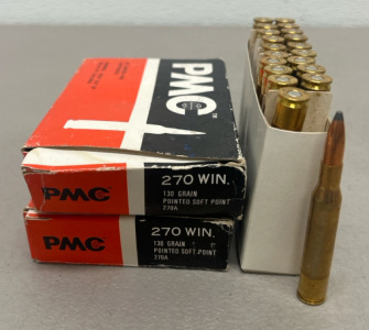 (2) Boxes Of PMC 270 Win Ammunition Cartridges