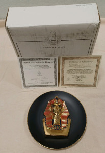 Osiris Porcelain Rames II - The Warrior Pharaoh Decor Plate