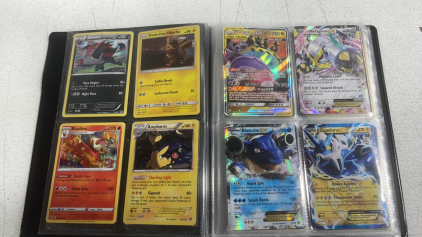 (1) Binder Of Ultra Rare And Holographic Pokémon Cards Including Rainows And Ex Cards With Blatoise EX And More!