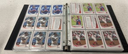 (1) Binder Of Topps Baseball Cards
