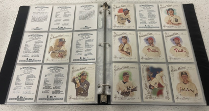 (1)Binder Allin & Ginters Cards And Topps Baseball Cards