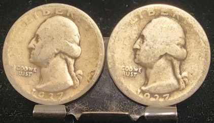 (2) 1937 90% Silver Quarters— Verified Authentic