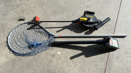 Depth Finder, Fishing Net, Downrigger