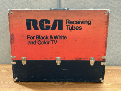 Case Of Vintage RCA Receiving Tubes For Black & White And Color TV&rsquo;s