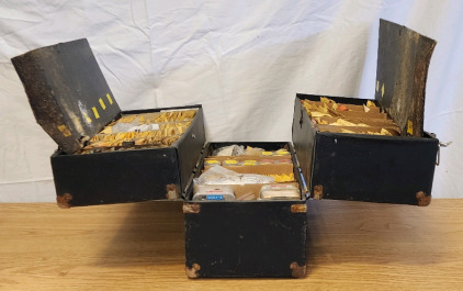 Vintage Electronic Repair Case- Full Of Connectors, Rectifiers And Other Electrical Repair Components