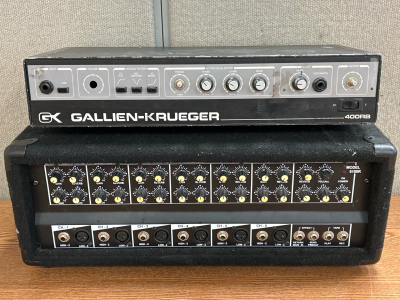 Hot Cabs Powered Mixer Model 6150R & Gallien-Krueger Model 400RB Bass Amp
