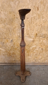 43" H ANTIQUE CAST-IRON COBBLER SHOE FORM