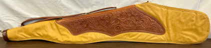 Vintage Leather Rifle Soft Case