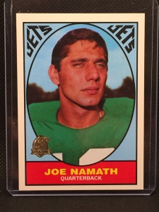 Joe Namath Football Card