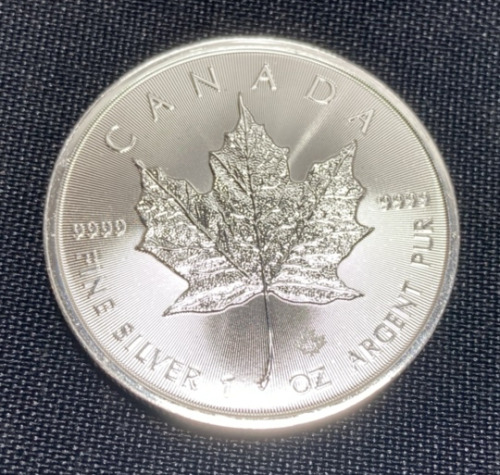 2023 Canadian Maple Leaf 1-OZ Silver COIN