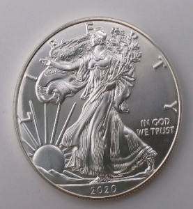(1) 2020 American Eagle Silver 1oz Coin