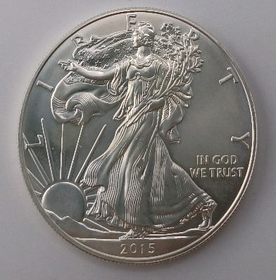 (1) 2015 American Silver Eagle 1oz Coin