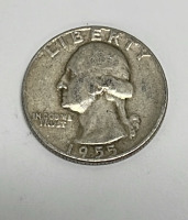 (2) 90% Silver Washington Quarters Dated 1954 And 1955 - 4