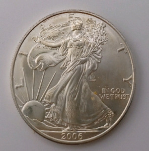 (1) 2006 American Eagle Silver 1oz Coin