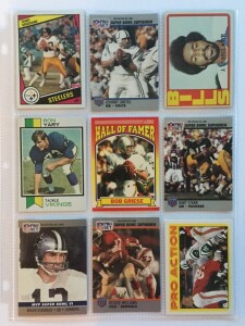 Vintage Football Card Collection