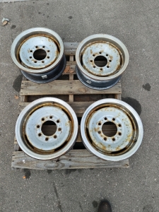 Set of 4 (8 Hole) 17.5" Trailer Rims