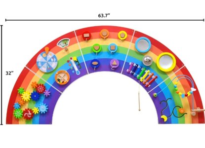 SPARK & WOW Rainbow Activity Wall Panels