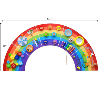 SPARK & WOW Rainbow Activity Wall Panels