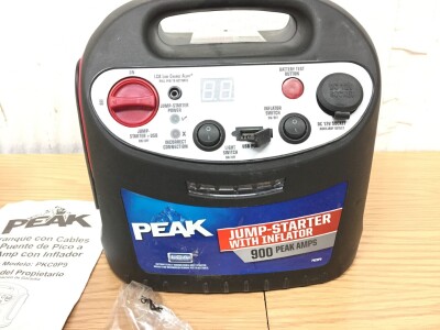 Peak 900 amp Jump Box & Tire Inflator