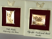 22k Gold Ingot Stamps - 1991 Olympics