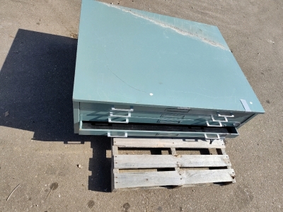 Hamilton Industries Four Drawer Metal Cabinet 49"x39"x16"