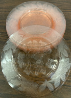 Vintage Depression Era Pink Glassware Including A Fenton Vase - 6