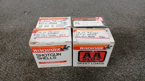 (4) Boxes of 12 Gauge Shotgun Shells