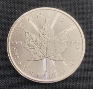 2023 1oz 9999 Fine Silver Canadian Maple Leaf Coin Verified Authentic