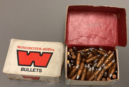 Winchester Western .30 Cal .308 DIA 180 Grain Silver Tip Bullets (2 Boxes of 100)