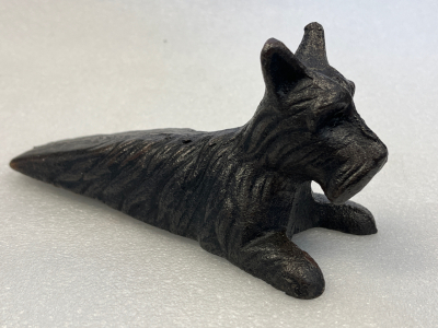 Cast Iron Dog Door Stop