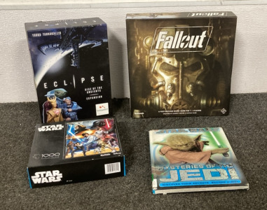 Eclipse Rise Of The Ancient Game, Fallout Board Game, Star Wars 1000pc Puzzle, Star Wars Book