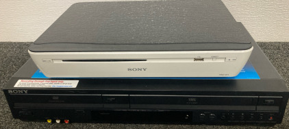 Sony BlueRay w/ No Remote, Sony VHS Player/DVD Player