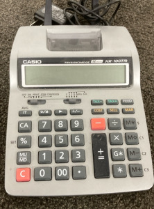 (2)Casio Taxes Calculators (1) Canon Taxes Calculator (1) Sharp tax calculator And Binders