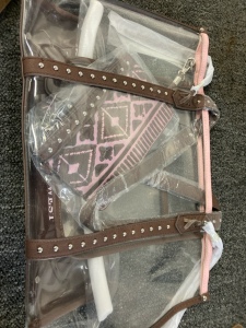 Montana West Clear Purse with Wallet