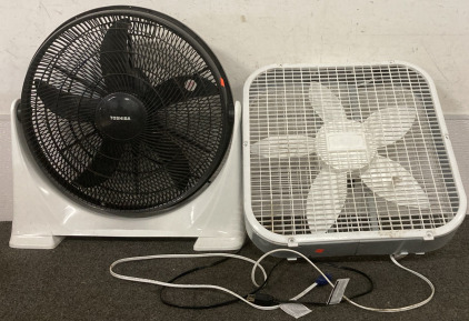 Toshiba Fan (Works!) and Lasko Fan (Works!)