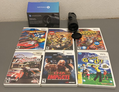 Starscope! Monocular Telescope G2 And (6) Wii Games!