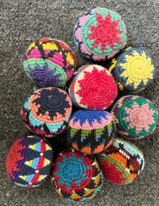 (10) Peruvian Arts Hacky Sack Assorted Color