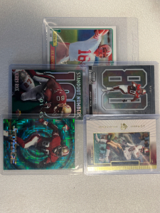 (5) Unverified Sports Cards - Joe Montana - Jerry Rice!