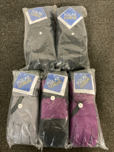 (5) Polar Extreme Snow/Cold Weather Gloves, Size M/L, Brand New In Package