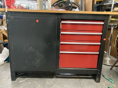 (4) Drawer Utility Bench