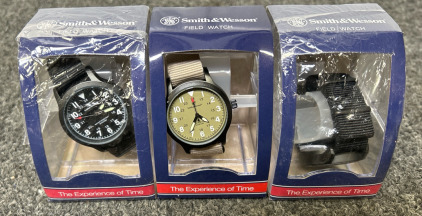 (3) Smith & Wesson Wrist Watch