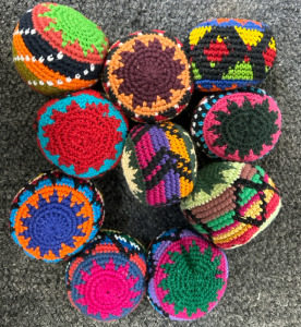 (10) Peruvian Arts Hacky Sack Assorted Color